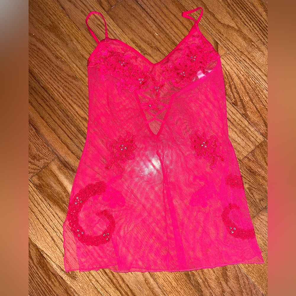 Sheer lace lingerie nightie